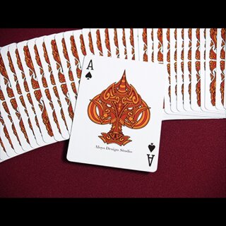 UNICORN COPPER BICYCLE DECK OF PLAYING CARDS BY ALOY DESIGN & USPCC MAGIC TRICKS 