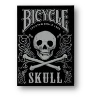 Bicycle Skull Metallic (Silver)