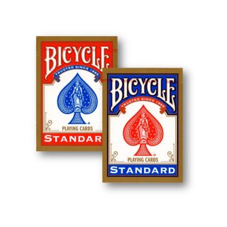 2 Decks (1 x rot / 1 x blau) Standard Bicycle 808 Rider Back Spielkarten Poker Karten