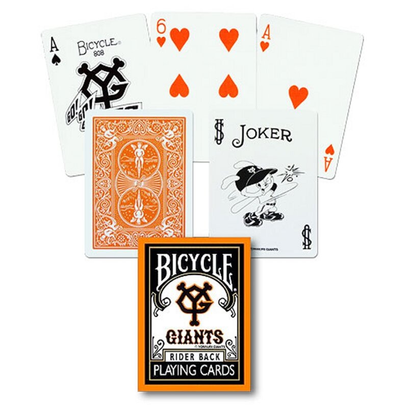 Bicycle Yomuri Giants Playing Cards White Face Deck New