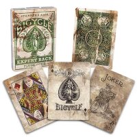Bicycle Expert - Green Playing Cards