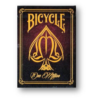 Red Elite Playing Cards Poker Spielkarten Cardistry Bicycle One Million Deck 