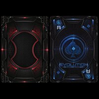 Evolution Deck (Red) Bicycle by ELITE Playing Cards