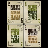 Bicycle Bigfoot Playing Card by US Playing Card Co