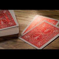 Bicycle Rider Back Crimson Luxe (Red) V2  by US Playing Card Co