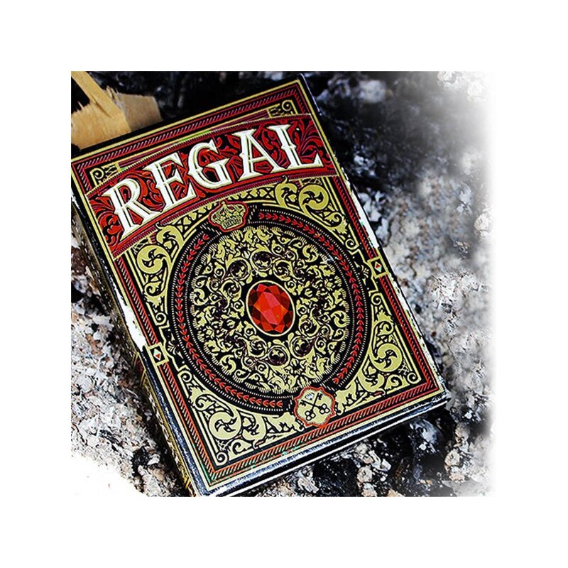 Regal Red Playing Cards  Poker Spielkarten Expert Playing Card Company 