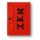 Royal Zen Playing Cards (Red) by Expert Playing Cards