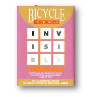 Invisible Deck Bicycle Mandolin (Red)