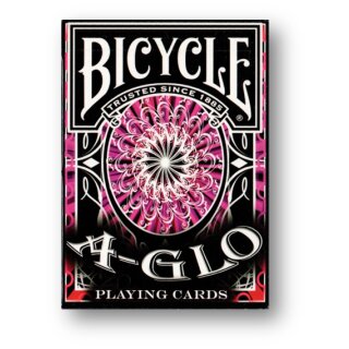 Bicycle A Glo Playing Cards (Red)