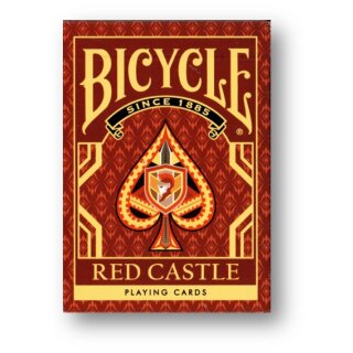 Bicycle Red Castle Playing Cards by Collectable Playing Cards Poker Spielkarten 