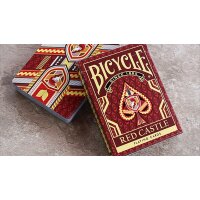Bicycle Red Castle Playing Cards by Collectable Playing Cards