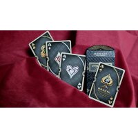 Ornate Obsidian Shadow Playing Cards