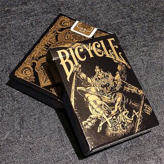 Asura Black - Gold Edition Bicycle Deck by Card Experiment
