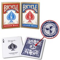League Back - Bicycle Playing Cards Blue