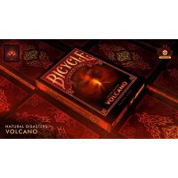 Bicycle - Natural Disasters Playing Cards - Volcano