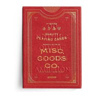 Red Deck of Playing Cards by MISC GOODS