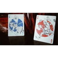 Fujin &amp; Raijin Playing Cards - Blue