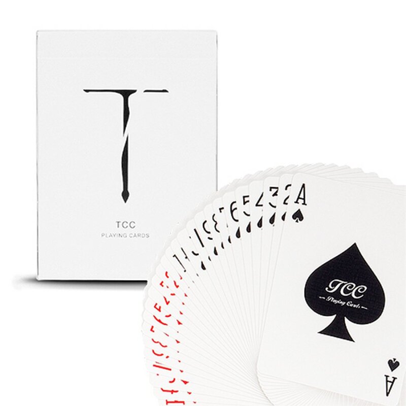 White Sword T Playing Cards TCC Black and White 