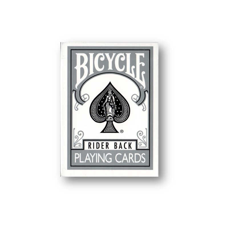 Gold and silver bicycle playing card set 