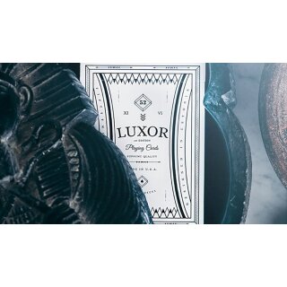 Limited Edition White Luxor Playing Cards by Toomas Pintson