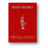 Silver Sackbut (Red) Playing Cards by Magic Square
