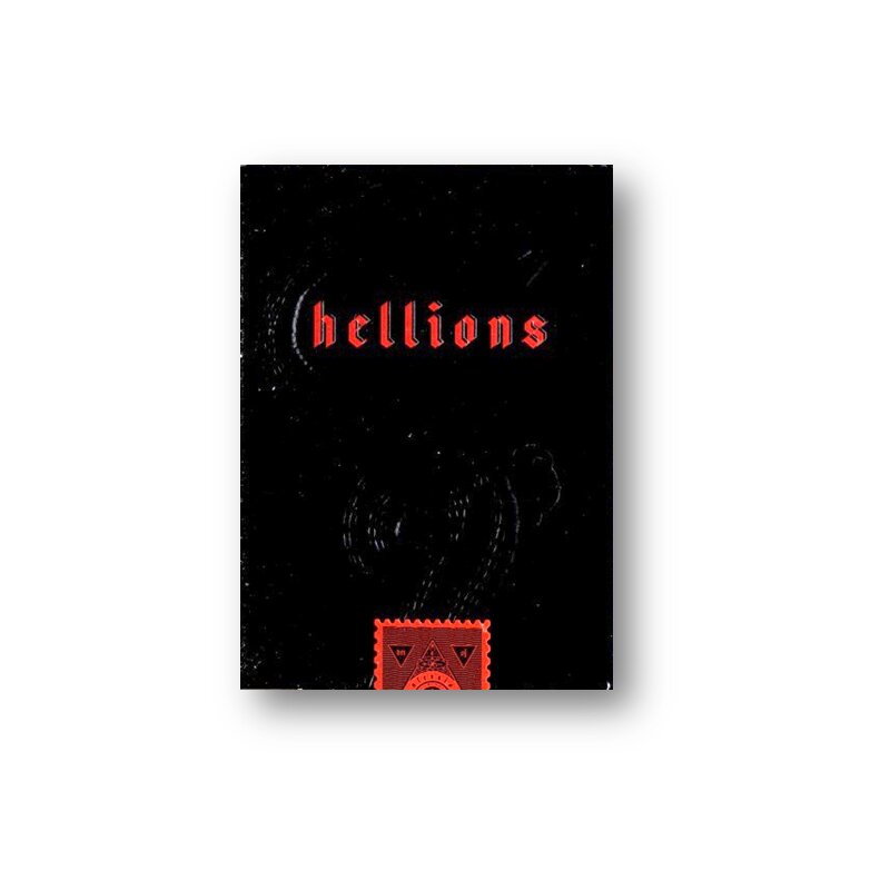 Zaubertricks und Props SOLOMAGIA Red Hellions Playing Cards Black Tuck