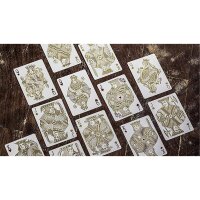 White Gold Edition V3 Playing Cards by Joker and the Thief Playing Cards