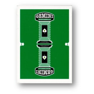 Gemini Casino Playing Cards - Emerald Green