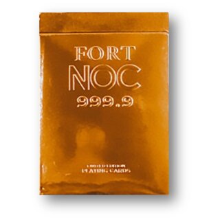 GOLD Playing Cards Fort NOC