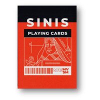 Sinis (Raspberry and Black) Playing Cards by Marc Ventosa