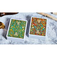 Bloodlines (Ruby Red) Playing Cards by Riffle Shuffle
