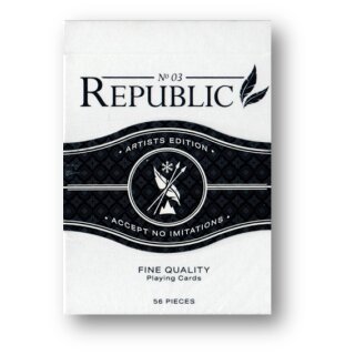 BLACK Republic Deck - Artist Edition by Ellusionist