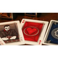 Blue Grinders Playing Cards by Midnight Cards