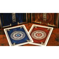 Blue Grinders Playing Cards by Midnight Cards