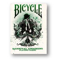 Karnival Assassin Green Bicycle Playing Cards