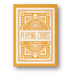 DKNG Yellow Wheels Playing Cards by Art of Play New Sealed Deck UK Seller 