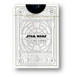 Star Wars Light Side Silver Edition Playing Cards (White) by theory11