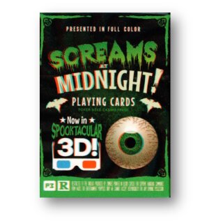 Screams at Midnight Playing Cards (3D-Glasses INCLUDED)