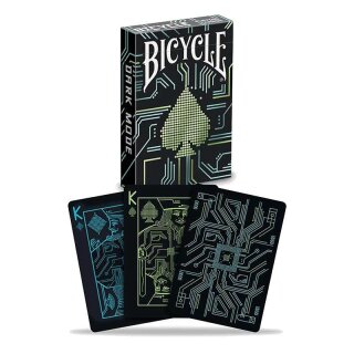 Dark Mode Playing Cards Poker Spielkarten Cardistry Bicycle 