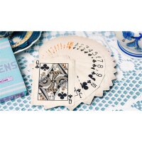 Blue Kittens Playing Cards