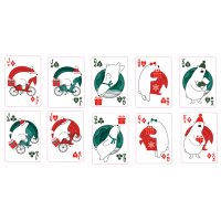 Christmas Playing Cards (Green) by TCC