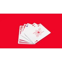Red Enigma Playing Cards