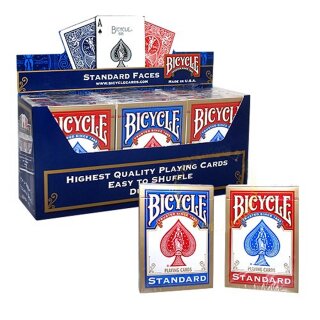 12 x Bicycle Standard 808 Rider Back Poker Karten