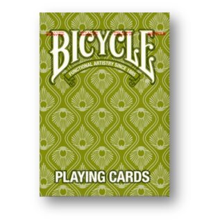 Peacock GRÜN Deck - Bicycle Poker Cards