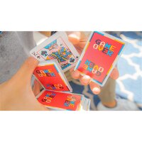 Game Over Red Playing Cards by Gemini