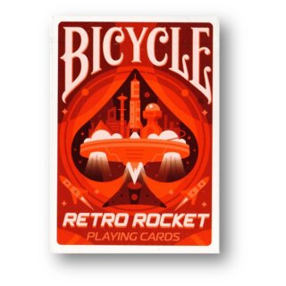 Retro Rocket Playing Cards