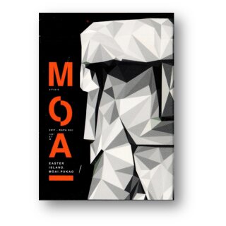 MOAI Red Edition Playing Cards by Bocopo