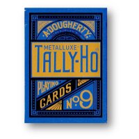 Tally Ho Blue (Circle) MetalLuxe Playing Cards by US...
