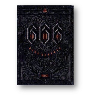 The 666 Playing Cards - Dark Reserve Bronze Foil Playing Cards