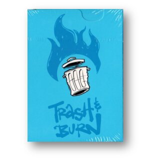 Trash &amp; Burn (Blue) Playing Cards by Howlin Jacks